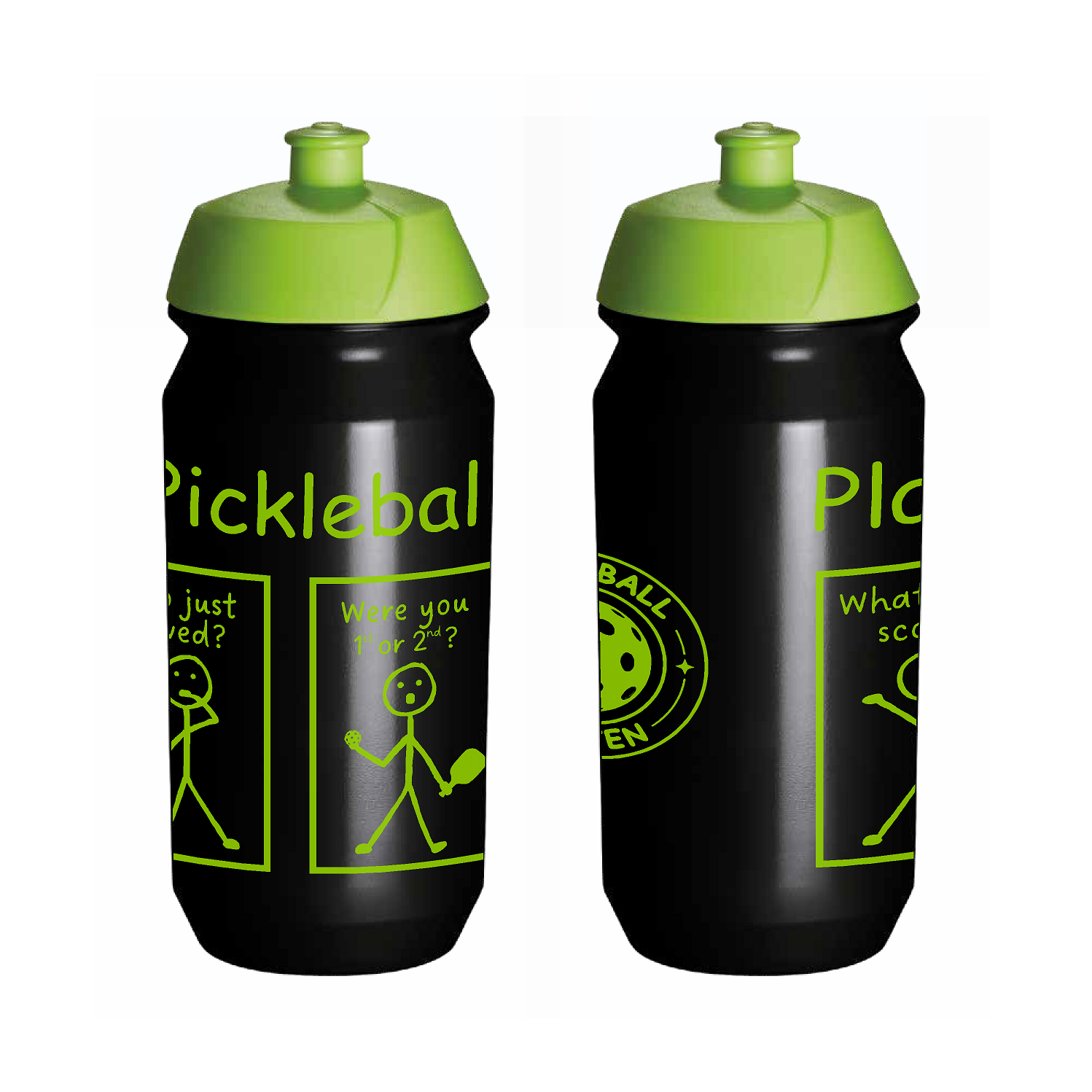 Pickleball drikkedunk (Sort/Grøn)