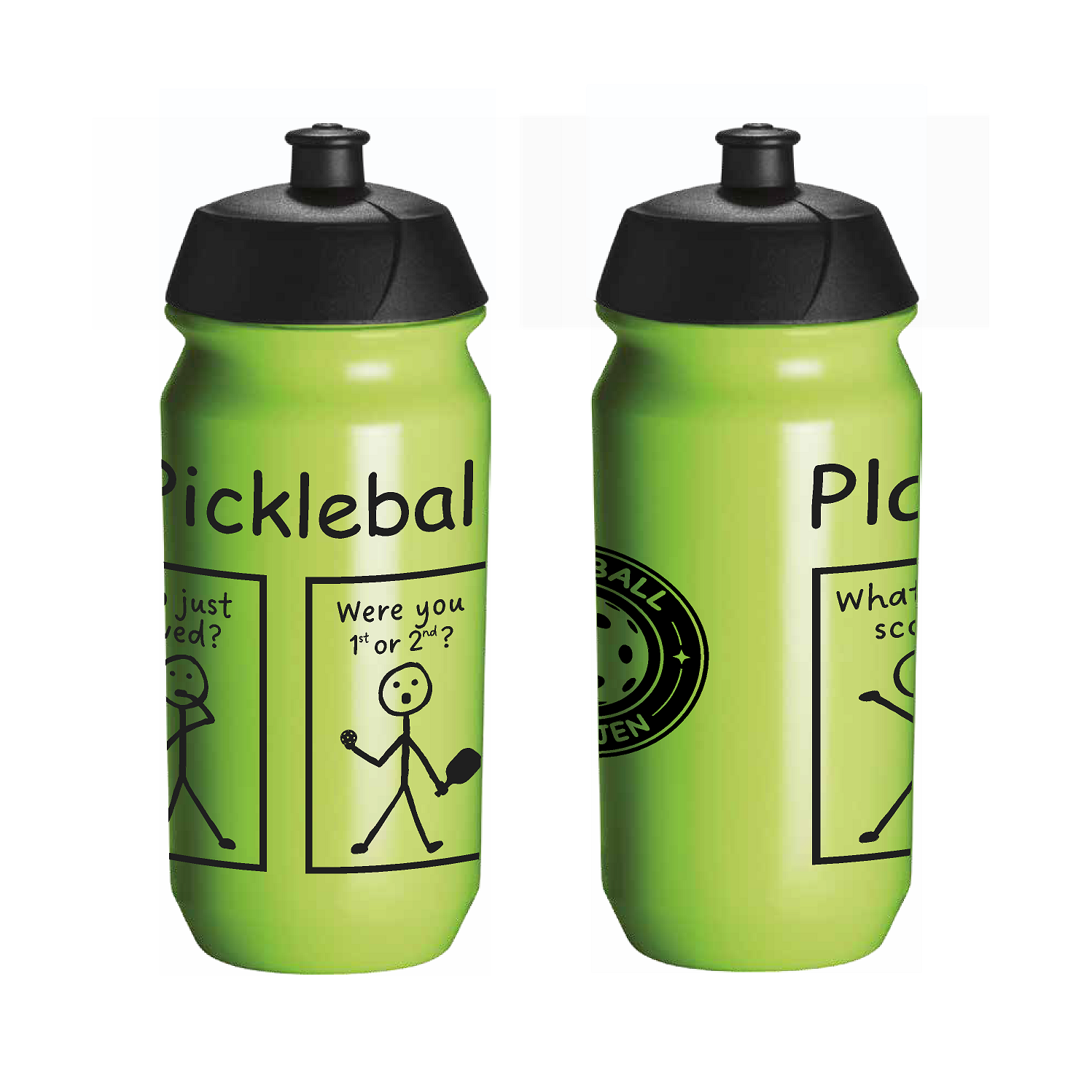 Pickleball drikkedunk (Grøn/Sort)