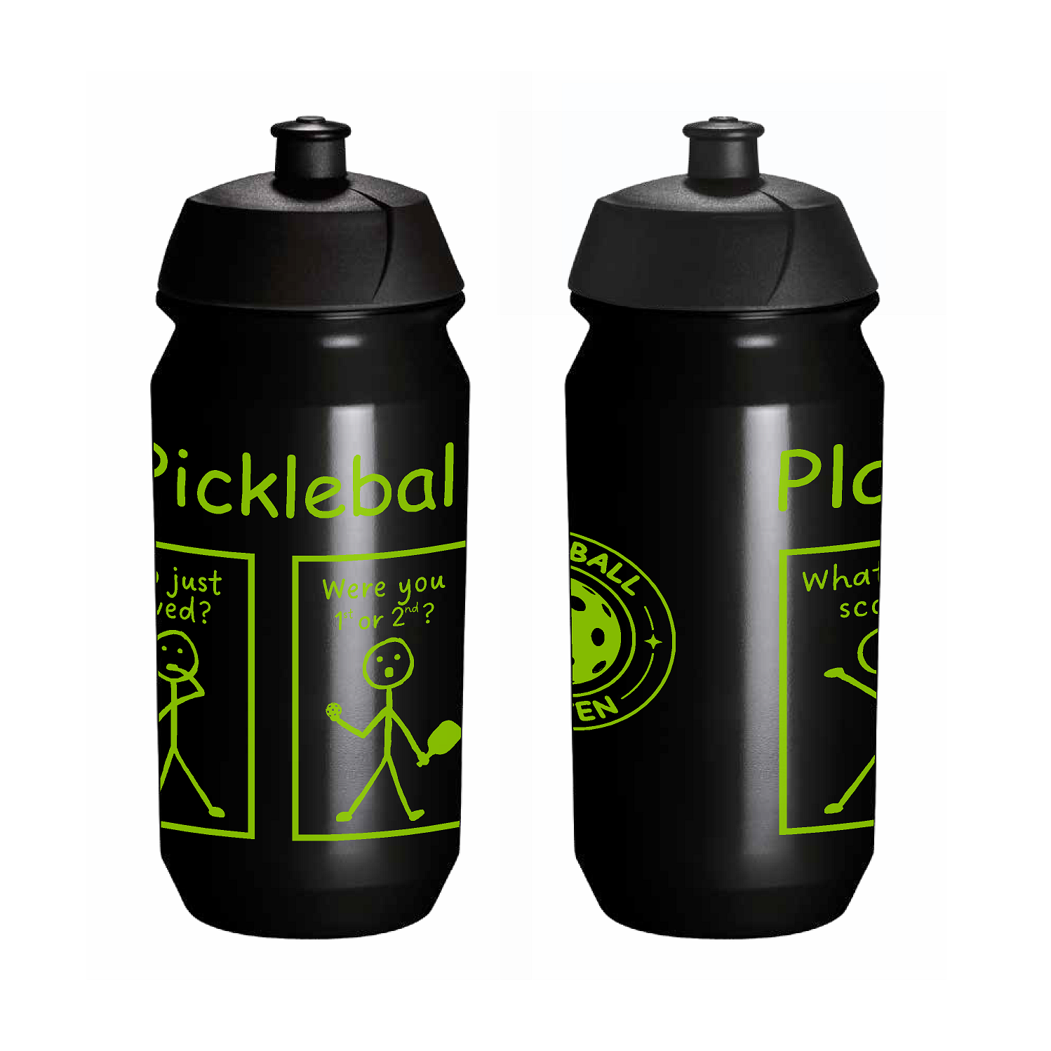 Pickleball drikkedunk (Sort/Sort)