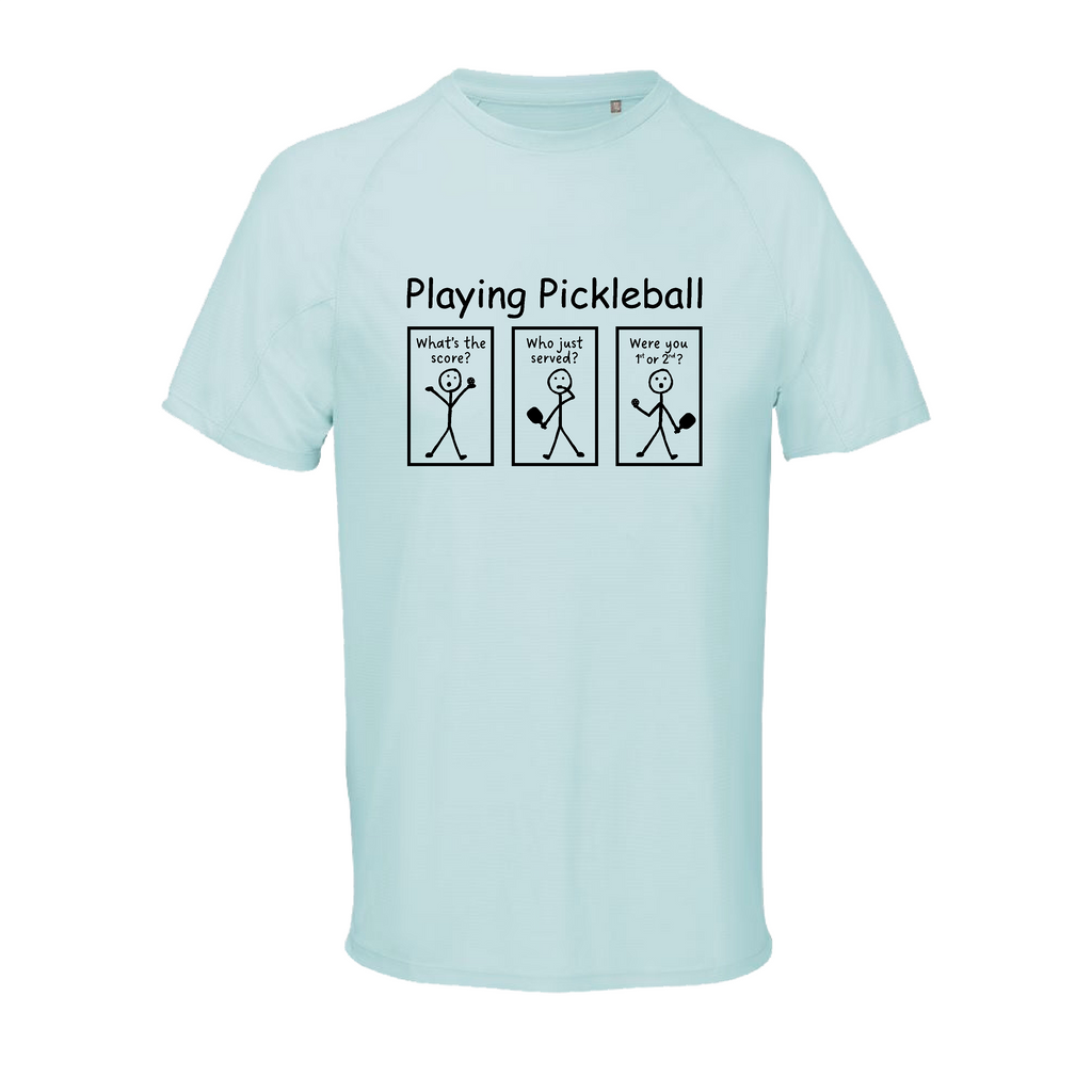 Playing Pickleball-Trøjen - Arctic Blue