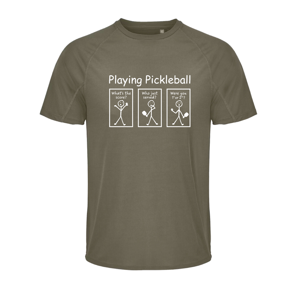 Playing Pickleball-Trøjen - Army
