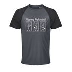 Playing Pickleball-Trøjen - Black/Grey
