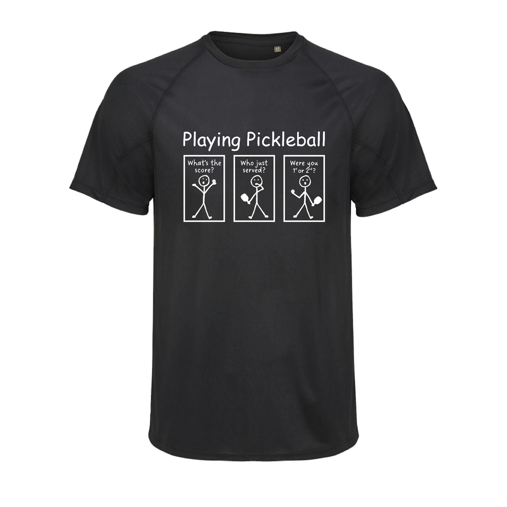 Playing Pickleball-Trøjen - Black