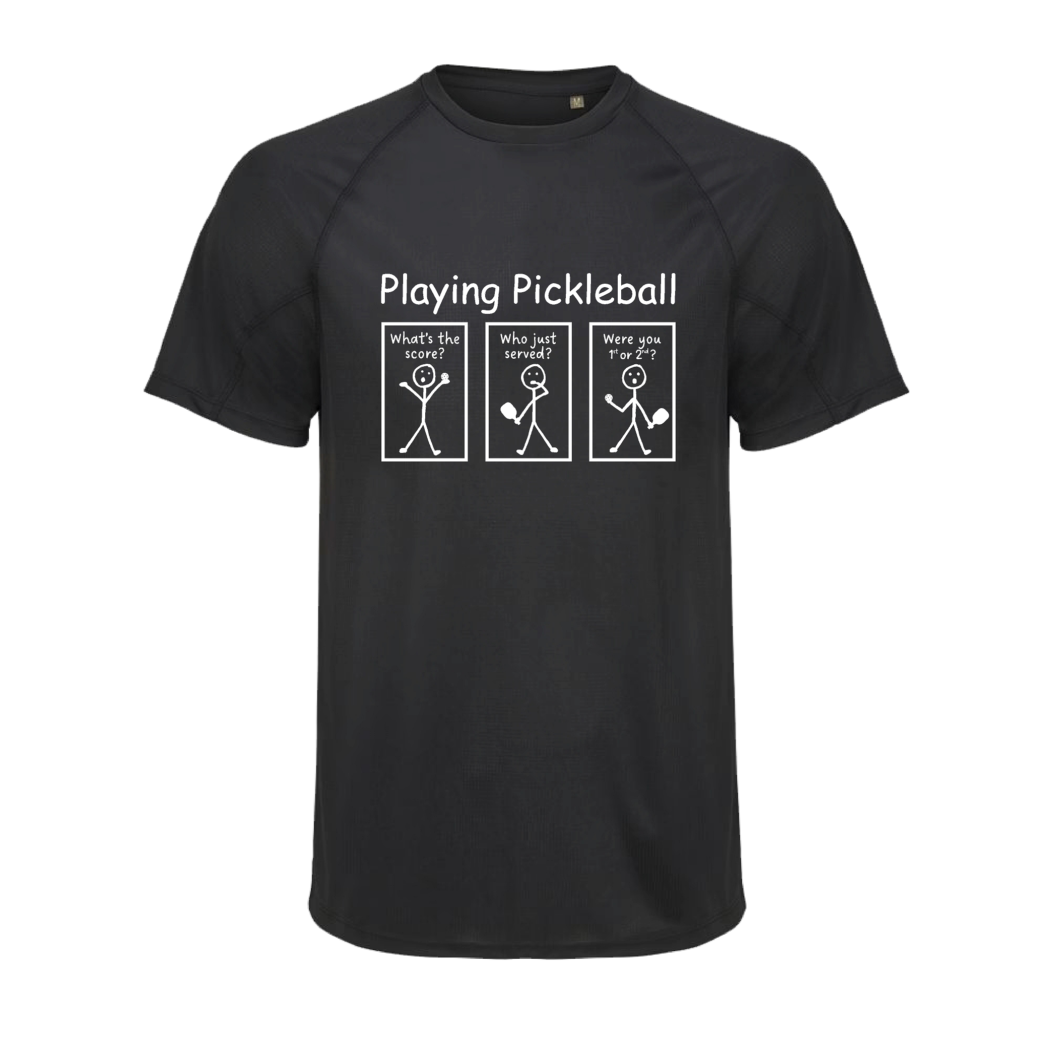 Playing Pickleball-Trøjen - Black