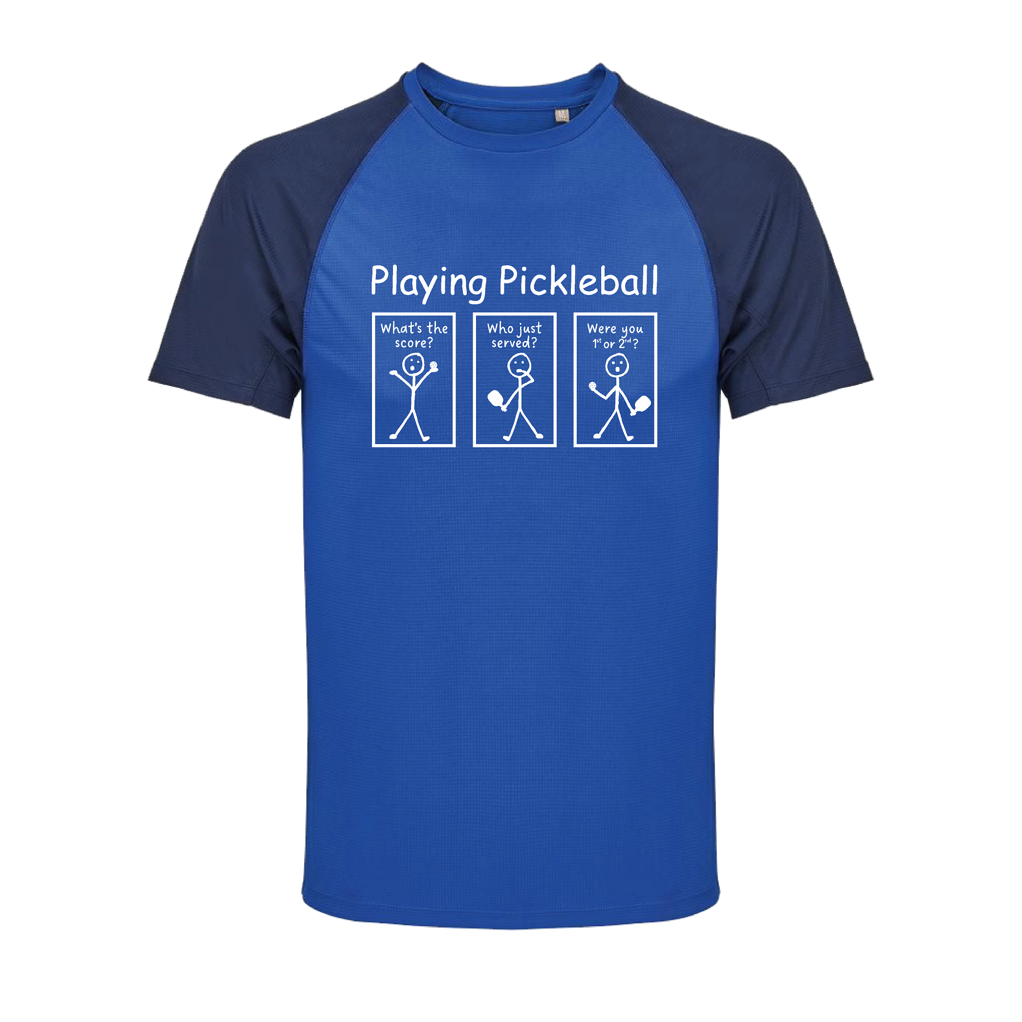 Playing Pickleball-Trøjen - Navy/Royal