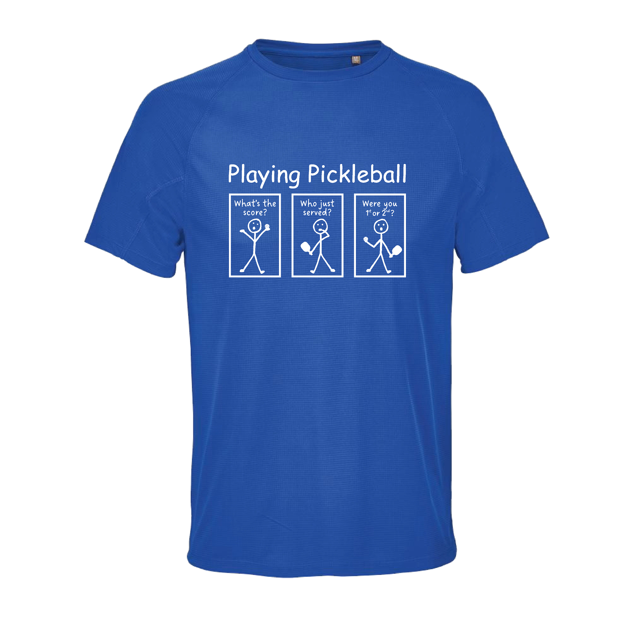 Playing Pickleball-Trøjen - Royal Blue