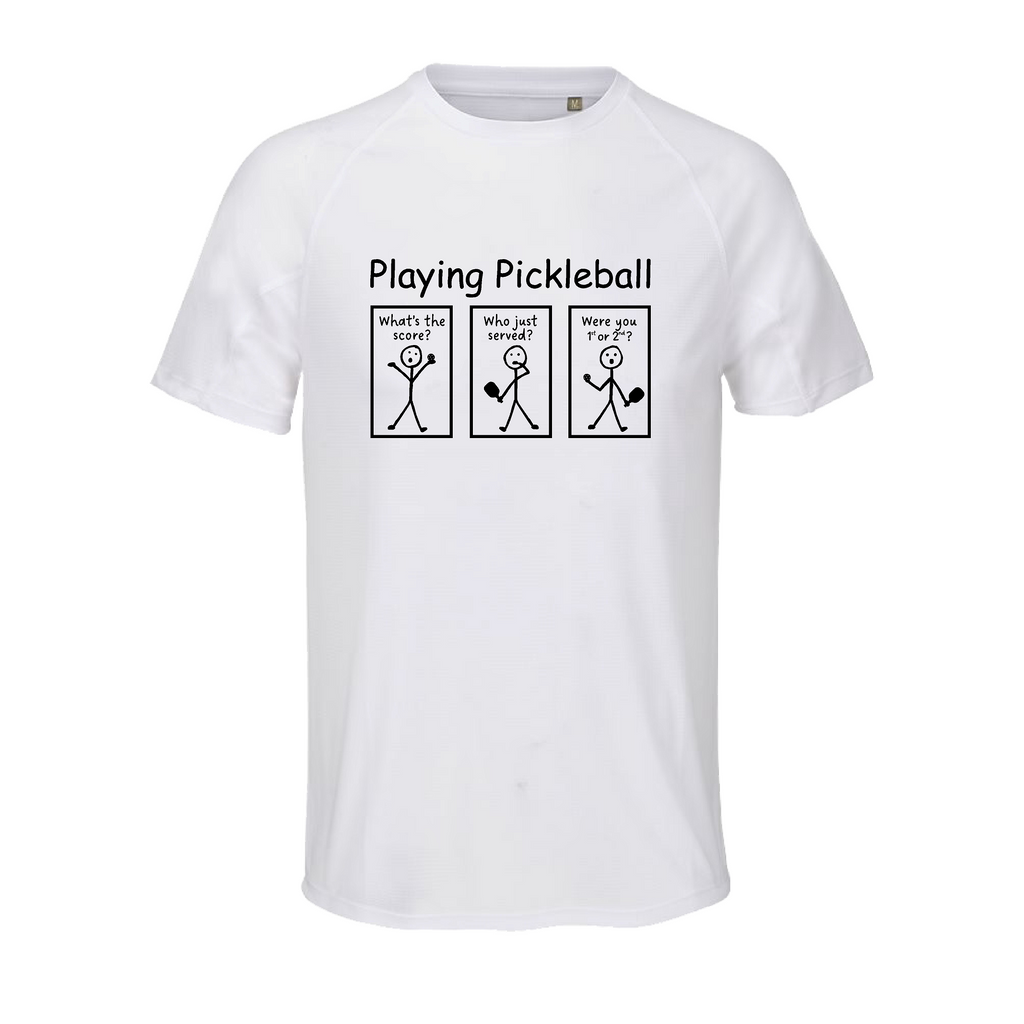 Playing Pickleball-Trøjen - White