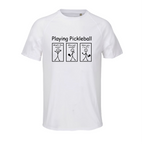 Playing Pickleball-Trøjen - White