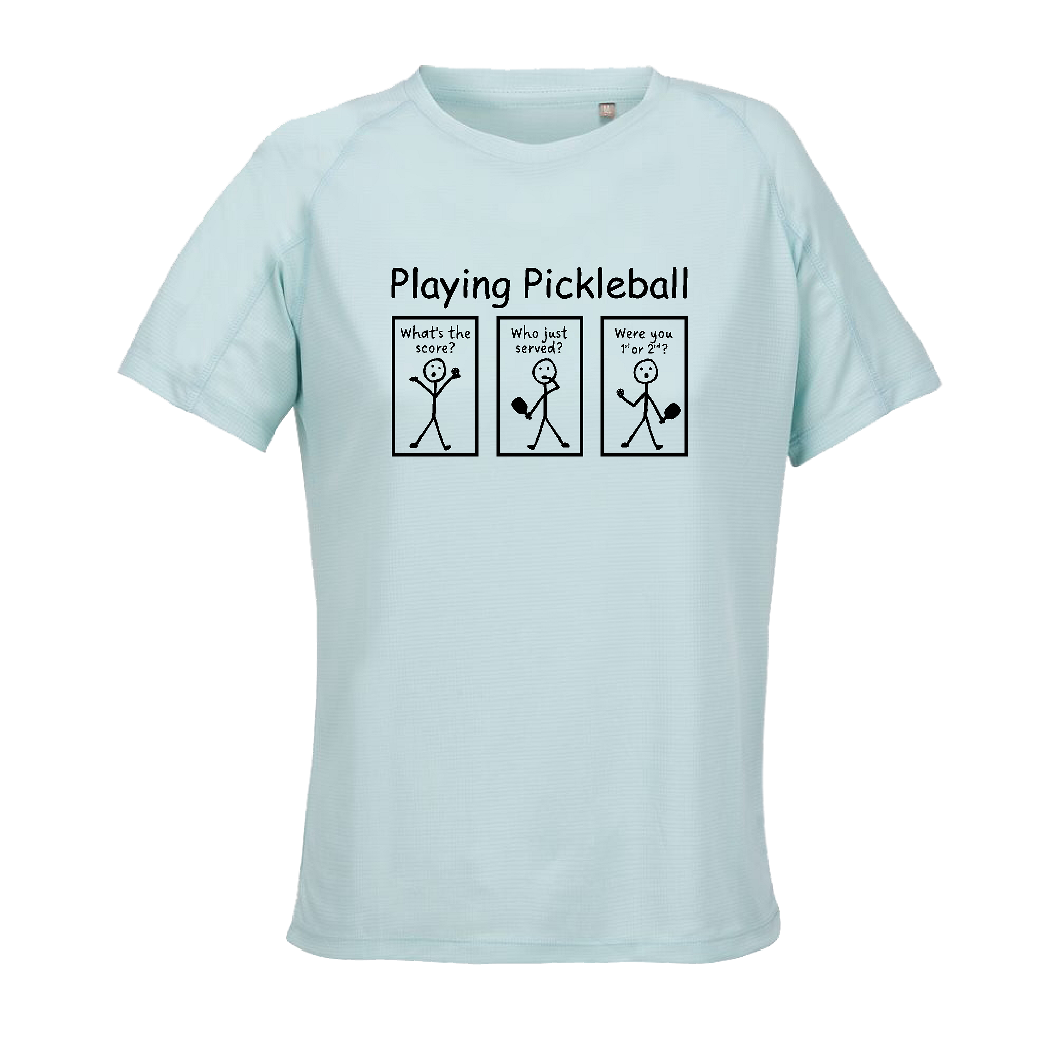 Playing Pickleball-Trøjen - Arctic Blue