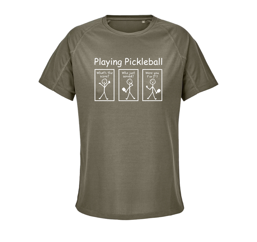 Playing Pickleball-Trøjen - Army