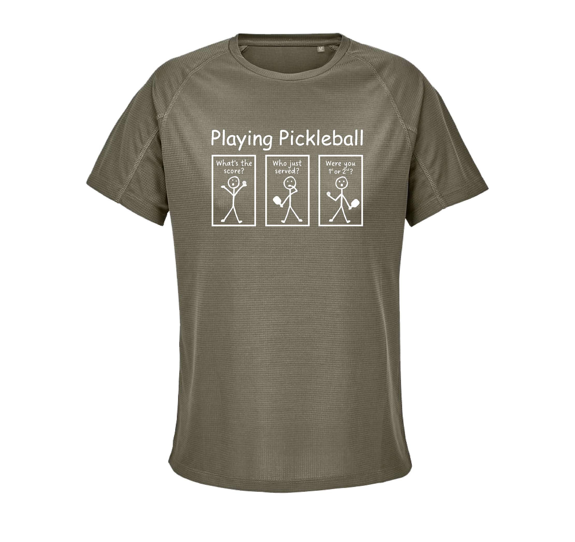 Playing Pickleball-Trøjen - Army