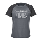 Playing Pickleball-Trøjen - Black/Grey