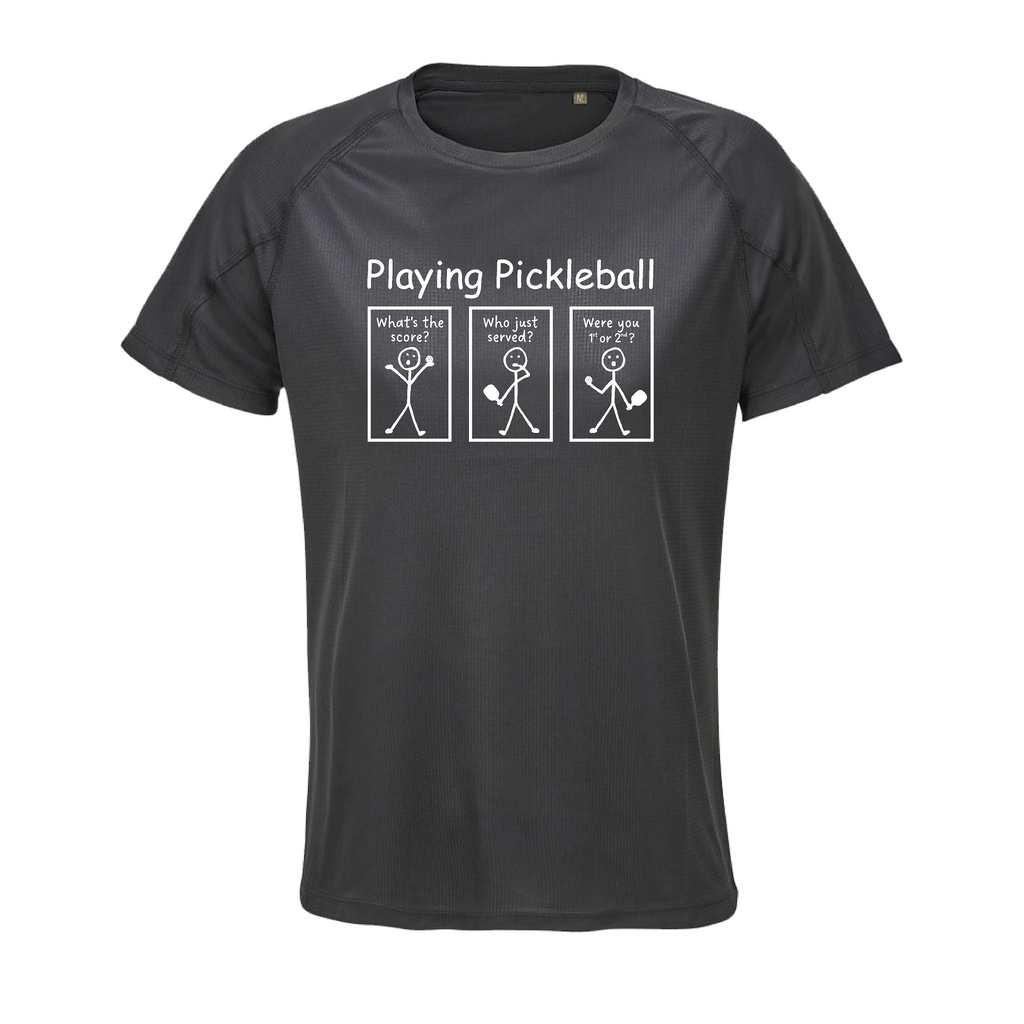 Playing Pickleball-Trøjen - Black
