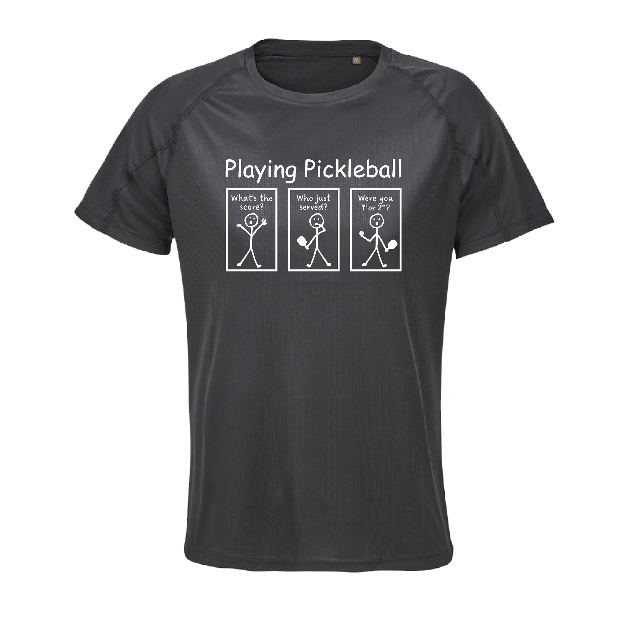 Playing Pickleball-Trøjen - Black