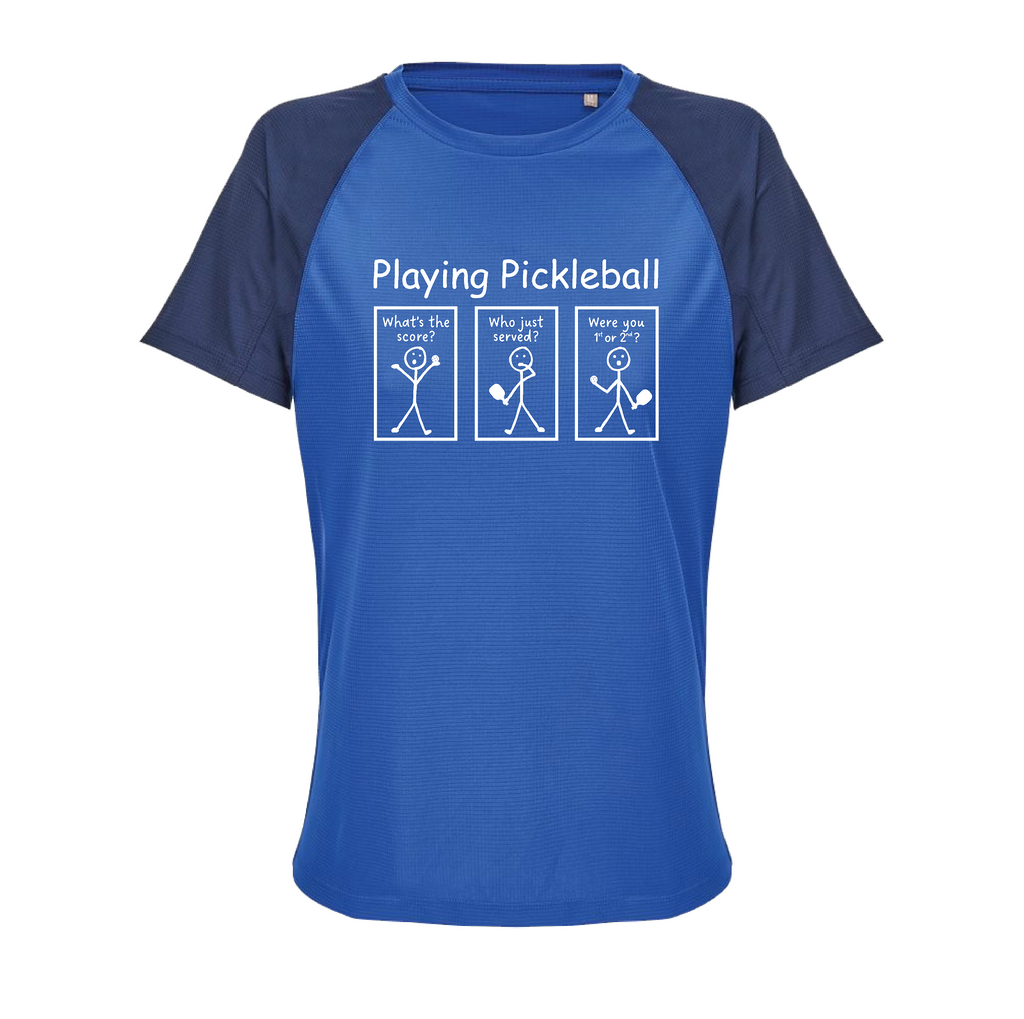Playing Pickleball-Trøjen - Navy/Royal