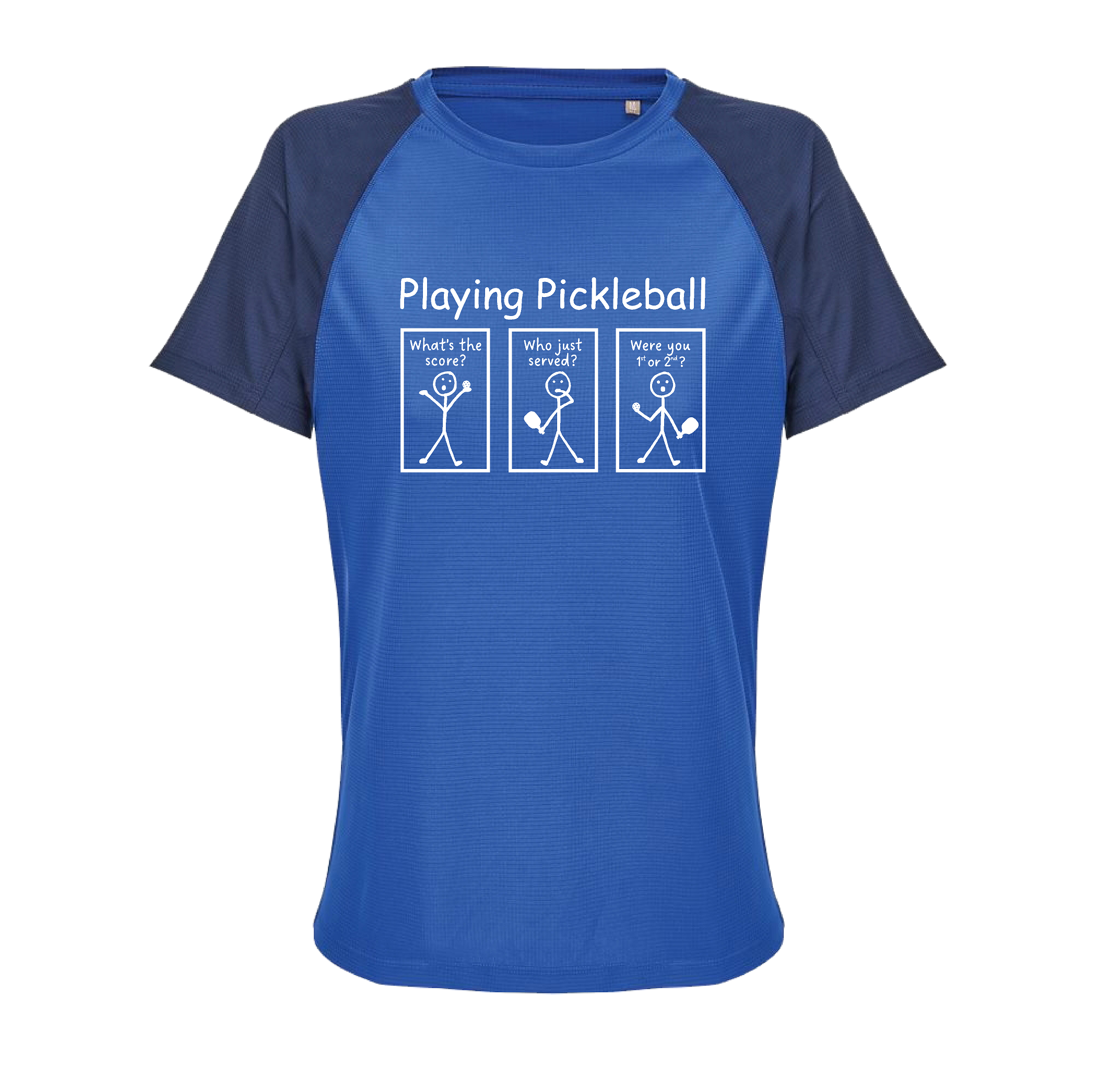 Playing Pickleball-Trøjen - Navy/Royal