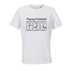 Playing Pickleball-Trøjen - White